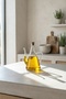 Arlina Acacia Glass Oil Pot with Lid - 500 ml