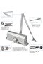 Automatic Door Closer Hold Open Size 3 Spring Hydraulic Door Closure - 5