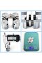 Kitchen Door Hinge 180 Degree Concealed Hinges for Cabinet Cupboard Wardrobe Stainless Steel - 4