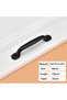 Aluminium Alloy Furniture Handles - Pack of 2, Black - 3