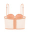 Olivia Lace Bustier Bra - Unpadded - Fashion - 2502 - Melon - 2