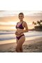 Women's Beachwear Lace Fuchsia Patterned Bikini Bottom Bb2393 - 7