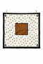 Minimal Patterned Saten Fular 50X50 cm – Beige Brown Stylish Women's Bandana Scarf