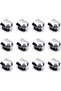 12pcs Glass Brackets, Adjustable Zinc Alloy Glass Clip Shelf Clamp Holder