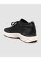 Knitwear & Genuine Dana Leather Black and White Men's Sneakers - 5