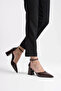 Bitter Brown Patent Leather Women's Heeled Shoes Tr08Ms11C - 5