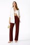 High Waist Crepe Palazzo Pants – Wide-Leg , Flowy Textured , Office & Casual Stylish