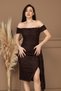 dantelă Rochie lungă cu decolteu bărcuță - MARO - 5