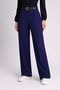 Belt Buttoned High Waist Palazzo Fabric Trousers – Bo Wide-Leg Ik (Not Included in the Image) - 2