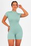 Swimsuit Shorts Jumpsuit Zippered Sports Daily Use - 3