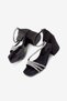 Girl's Black Comfortable Fit Cross-Strapped Shoes Heeled Shoes - 4