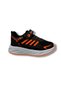 017-26 Anorak Leather Anatomical Velcro Kids Sneakers Black Orange 31-35 - 2