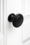 Black Cabinet Knob 5-Pack – Vintage Metal Furniture Handle, Drawer Cabinet Knob