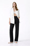 High Waist Crepe Palazzo Pants – Wide-Leg , Flowy Textured , Office & Casual Stylish