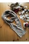 Cashmere a Lace-Like Knit Jacquard Thin and Soft Women's Scarf - 5