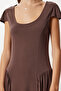Summer Modal Midi Dress Lub0125 Brown - 5