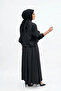 Aller Ve Çıt Çıt Detail Modal Dress with Bolero 921 Black - 3