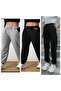 3-Piece Women's Comfortable Fit Rubber-Headed Sweatpants (Regenerated Fabric)