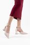Textile Fabric Stone Women's Heeled Shoes Tr08Ms18B - 3