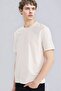 Men's T-Shirt V7699Az/Wt32 Off White - 2