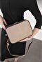 Women's Shoulder Bag with Crisscross Straps Bag Multi-Compartment Sections and Zipper Closure Bag