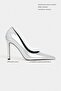 Lunara Silver Patent Leather Pointed Toe Women's Stiletto - 2