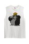 Smoky Gorilla – Rasta Style Design T-Shirt / Tank Top (Optional)
