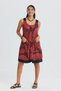 Pool Collar Piping Detailed Sleeveless Dress - 6