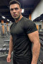 Men's Black Sports T-Shirt Quick-Drying Breathable, Sweat-Wicking Fabric - 5