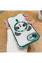 iPhone 16E Compatible Transparent Soft Silicone Magsafe Wireless Phone Case Panda Pattern - 2
