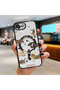 iPhone 16E Compatible Transparent Soft Silicone Magsafe Wireless Phone Case Dog Pattern