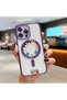 iPhone 14 Pro Compatible Transparent Soft Silicone Magsafe Wireless Phone Case Cute Pattern