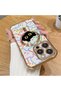 iPhone 15 Pro Compatible Transparent Soft Silicone Magsafe Wireless Phone Case Cat Pattern - 2