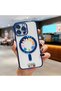 حافظة هاتف لاسلكية من السيليكون الناعم الشفاف متوافقة مع هاتف iPhone 15 Pro Max بنمط لطيف
