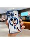 iPhone 15 Pro Max Compatible Transparent Soft Silicone Magsafe Wireless Phone Case Mickey Pattern