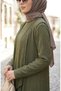 Dress Vest Double Set 6527-10 Khaki Green - 4