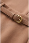 Belt Pcs Pencil Skirt 2253-02 Camel - 3
