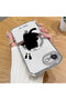 iPhone 16E Compatible Cat Pattern Transparent Soft Silicone Magsafe Wireless Phone Case - 2