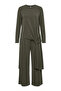 Oysho Fabric Knot Detailed Double Suit 5111-02 Khaki - 6