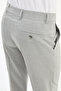 Straight Slim Fit Classic Men's Trousers Gray - 38346.26Y - 4