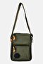 Men Brand Logo Cross Body Bag, Olive