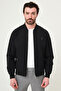 Straight Slim Fit Hakim Collar Men's Coat with Elastic Waist Black - 39665.26Y - 4