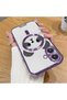 iPhone 16 Compatible Transparent Soft Silicone Magsafe Wireless Phone Case Panda Pattern - 2