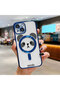 iPhone 15 Compatible Transparent Soft Silicone Magsafe Wireless Phone Case Panda Pattern
