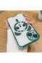 iPhone 14 Compatible Transparent Soft Silicone Magsafe Wireless Phone Case Panda Pattern - 2