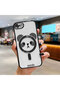 iPhone Se 2020 Compatible Transparent Soft Silicone Magsafe Wireless Phone Case Panda Pattern