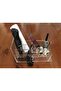 Double 6-Compartment Acrylic Makeup and Jewelry Organizer Set