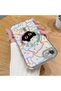 iPhone Se 2020 Compatible Transparent Soft Silicone Magsafe Wireless Phone Case Cat Pattern - 2