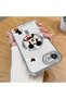 iPhone 16E Compatible Transparent Soft Silicone Magsafe Wireless Phone Case Mickey Pattern - 2