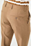 Straight Slim Fit Men's Trousers Camel - 38368.26Y - 5